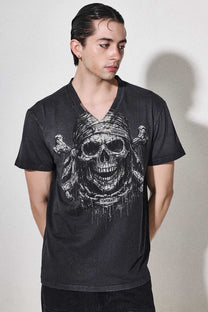 AFTER DARK V-NECK TEE