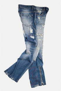 WORN THROUGH WAR — DENIM