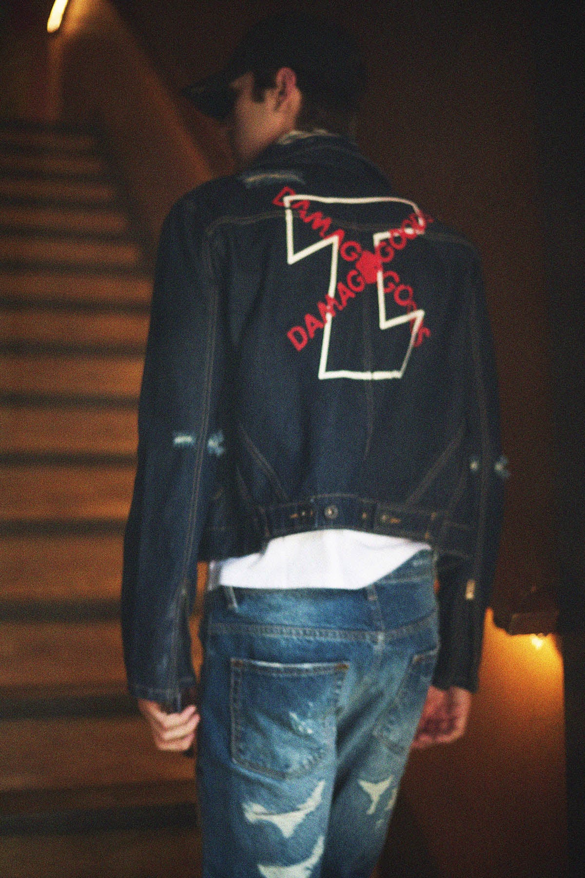 TEMPORARY™ DAMAGED GOODS — One-of-One Denim Jacket