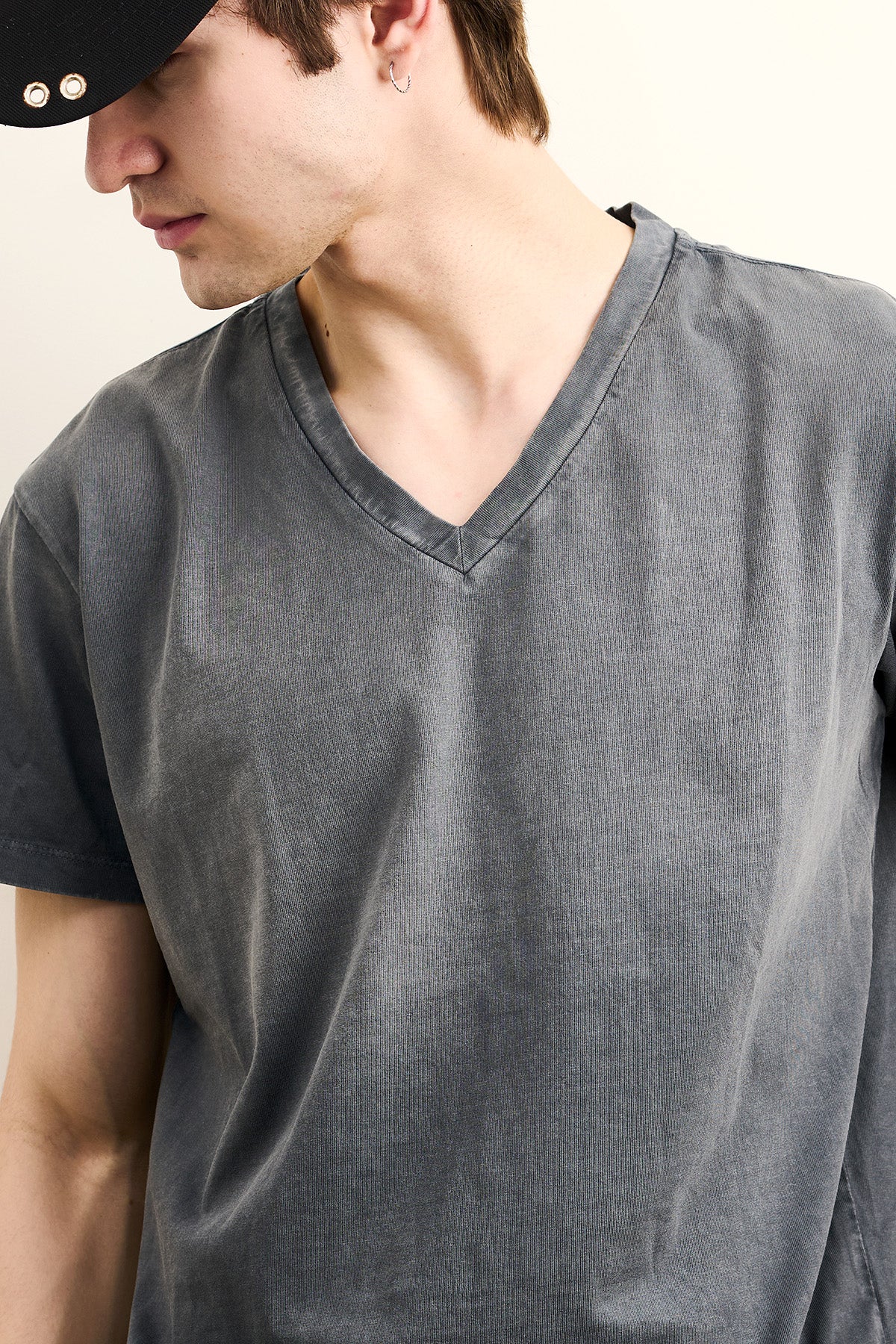 Obsessed Wash V Neck Tee- Unisex